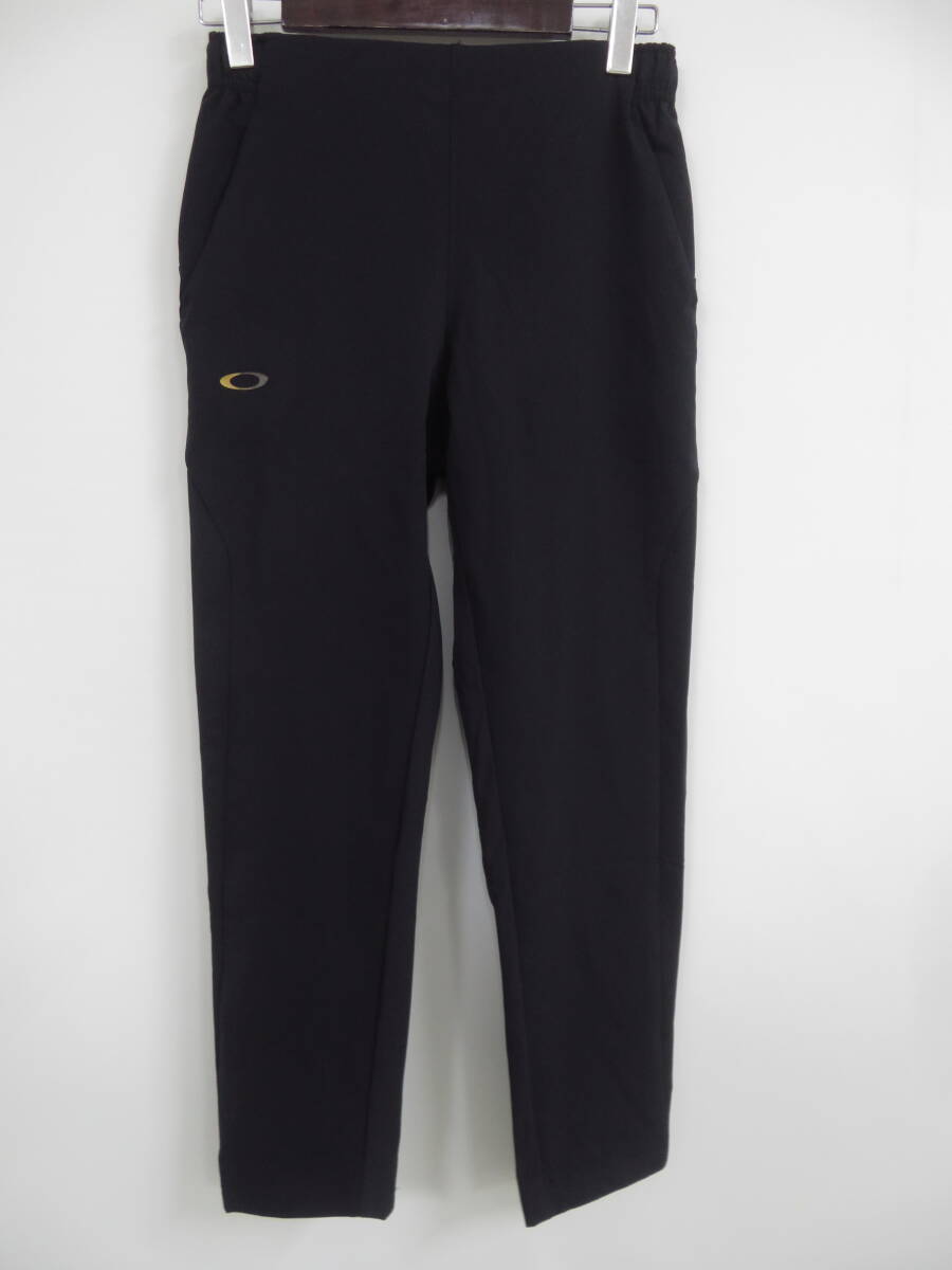mf60) OAKLEY オークリー ENHANCE TECH DRYSHELL PANTS 1.0 FOA408282 Sサイズ ブラック スポーツウェア ウインドパンツ拍卖