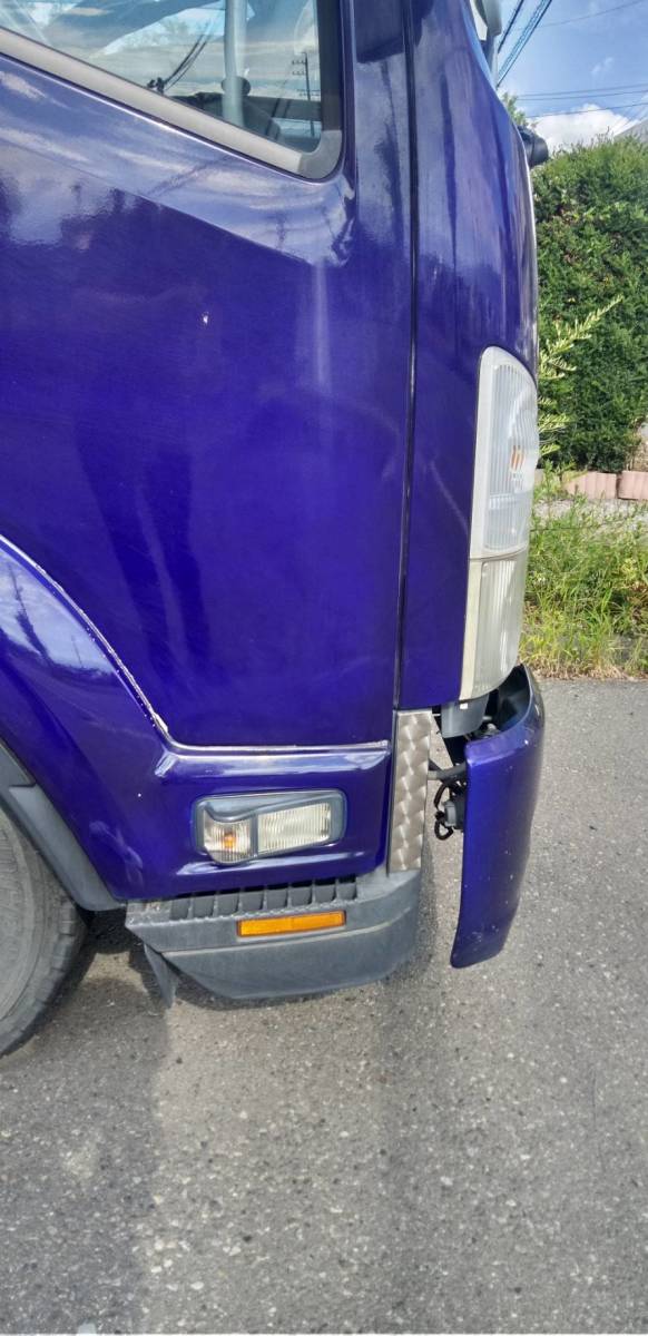 デコトラ 架装 トラック ダンプ レトロ 07フォワード バンパーサイド ウロコステンレスプレート 左右2枚セット拍卖