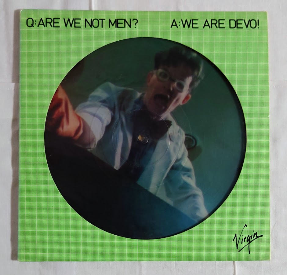 中古 picture LP DEVO / Q:ARE WE NOT A MEN? A:WE ARE DEVO! (輸入盤)VP-2106 ピクチャーレコード拍卖