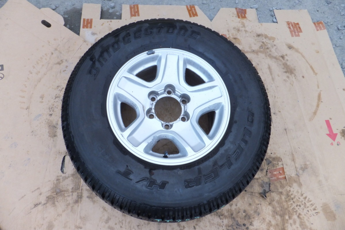 265 70 R16 アルミ&スタッドレス 1本 6穴 ブリヂストン TY902拍卖