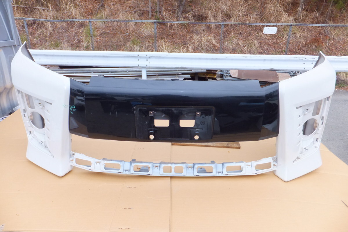 トヨタ VOXY ZRR80G 純正 フロントバンパー 52119-28J60 白 TBP593拍卖