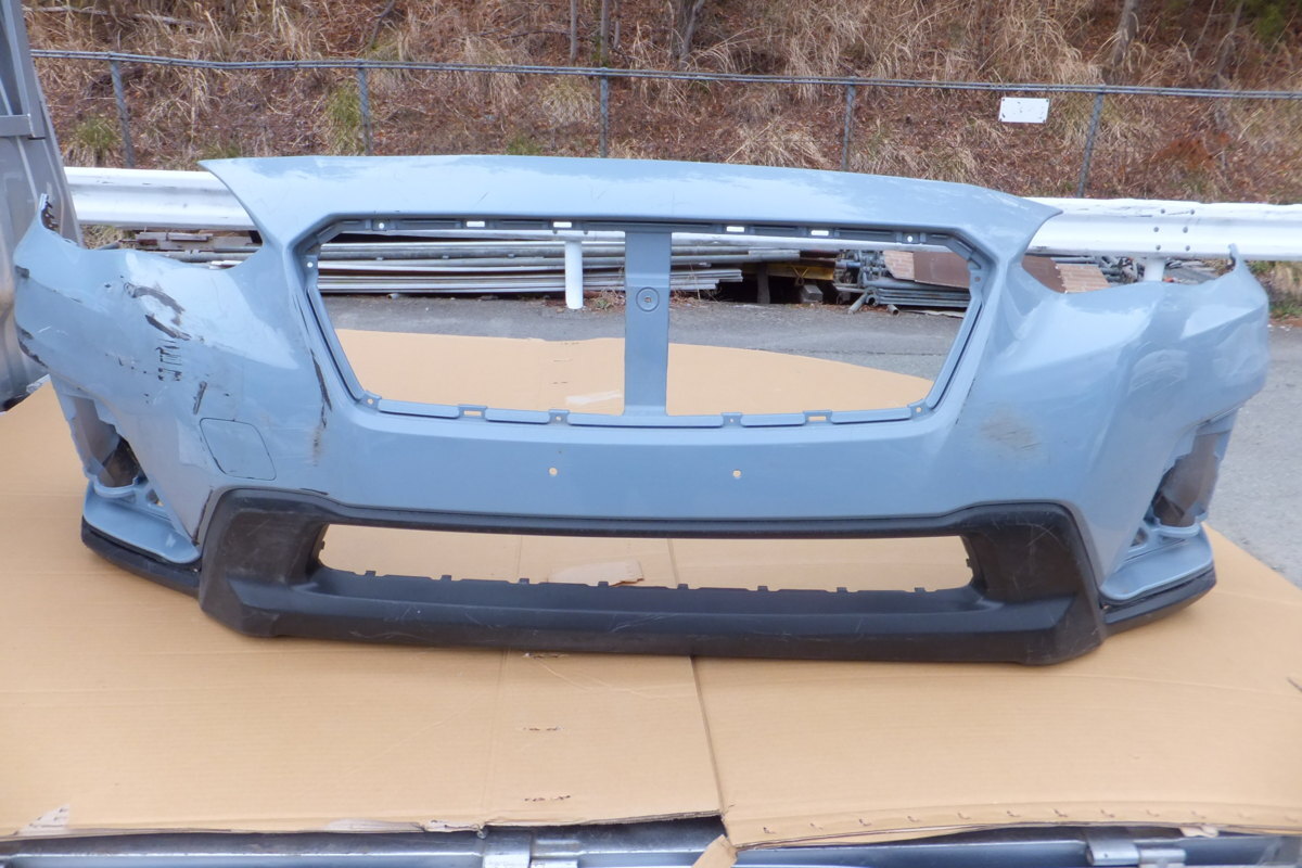 スバル XV GT GT3 純正 フロントバンパー 57704FL016 薄青 TBP605拍卖