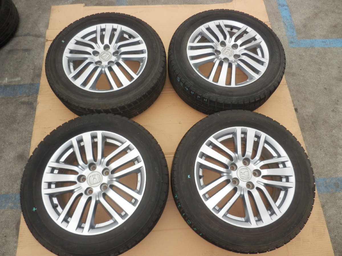 ホンダ車 215/60R 17 アルミ&スタッドレス 4本組 5穴 ヨコハマ タイヤ× TY1281拍卖