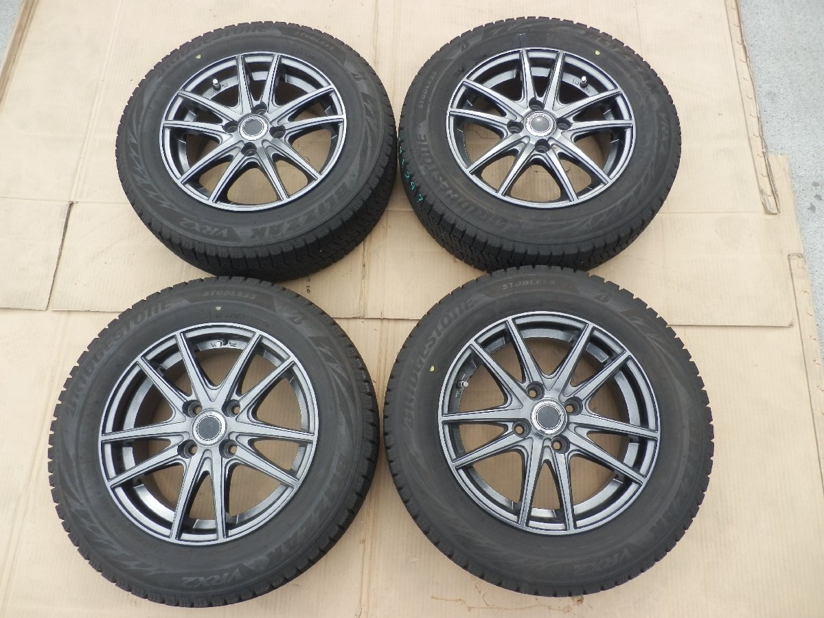 175/65R14/ アルミ&スタッドレス 4本組 4穴 BLIZZAK TY1297拍卖