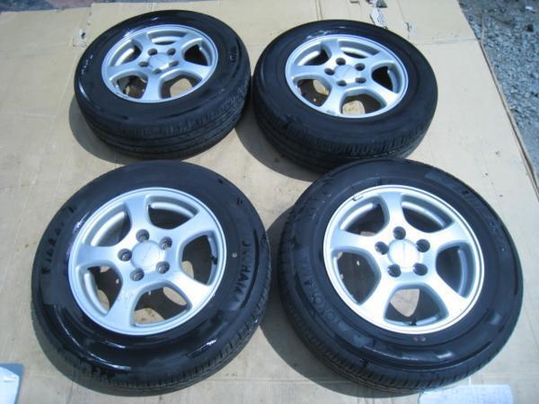 ☆ 205 65R 15 アルミ&ラジアル 4本組 5穴 YOKOHAMA BluEarth TY461拍卖