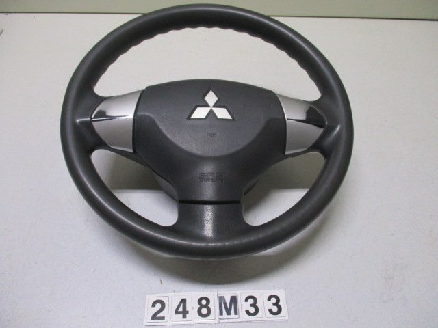 ☆ 三菱 MINICAB Bravo ミニキャブ ブラボー EBD-U62V 4WD車 純正ステアリング ハンドル 24-8M33拍卖