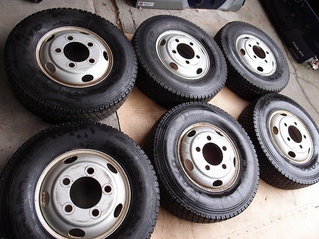 ☆ トラック用 215 85R 16 スチール&スタッドレス 6本組 5穴 トーヨー M917 TY1096拍卖