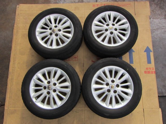 クラウン 純正 215/60R 16 アルミ&ラジアル 4本組 5穴 ブリヂストン TY1208拍卖