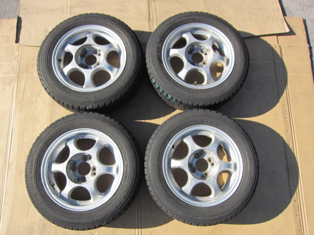 175/65R 14 アルミ&スタッドレス 4本組 4穴マルチ GOOD YEAR ICE NAVI アイスナビ TY1191拍卖