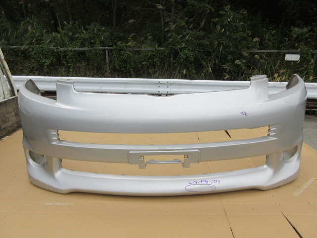☆トヨタ ヴォクシー ZRR70W/ZRR75W 前期 純正フロント バンパー 52119-28D50/60 シルバー TBP411拍卖