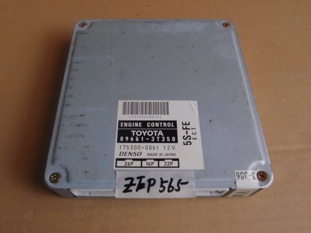 トヨタ マークⅡ クオリス SXV25 エンジン コンピューター 89661-3T350 ZEP565拍卖