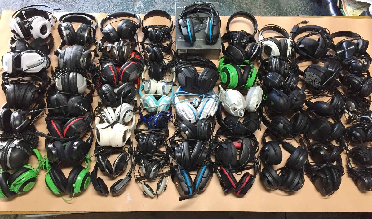 ヘッドホン【G429】65台まとめ Roland RH-5 aydio-technica Panasonic SONY Victor ゲーミング マイク付き 同梱不可【未確認】 251028拍卖