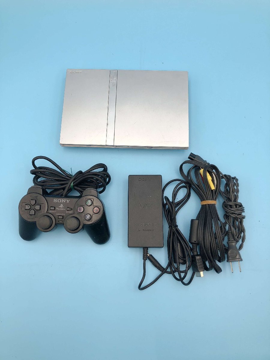 プレステ2【GM33】 SCPH-77000 SONY ソニー ps2 プレイステーション2 PlayStation2 コントローラー 起動確認済 ディスクプレゼント拍卖