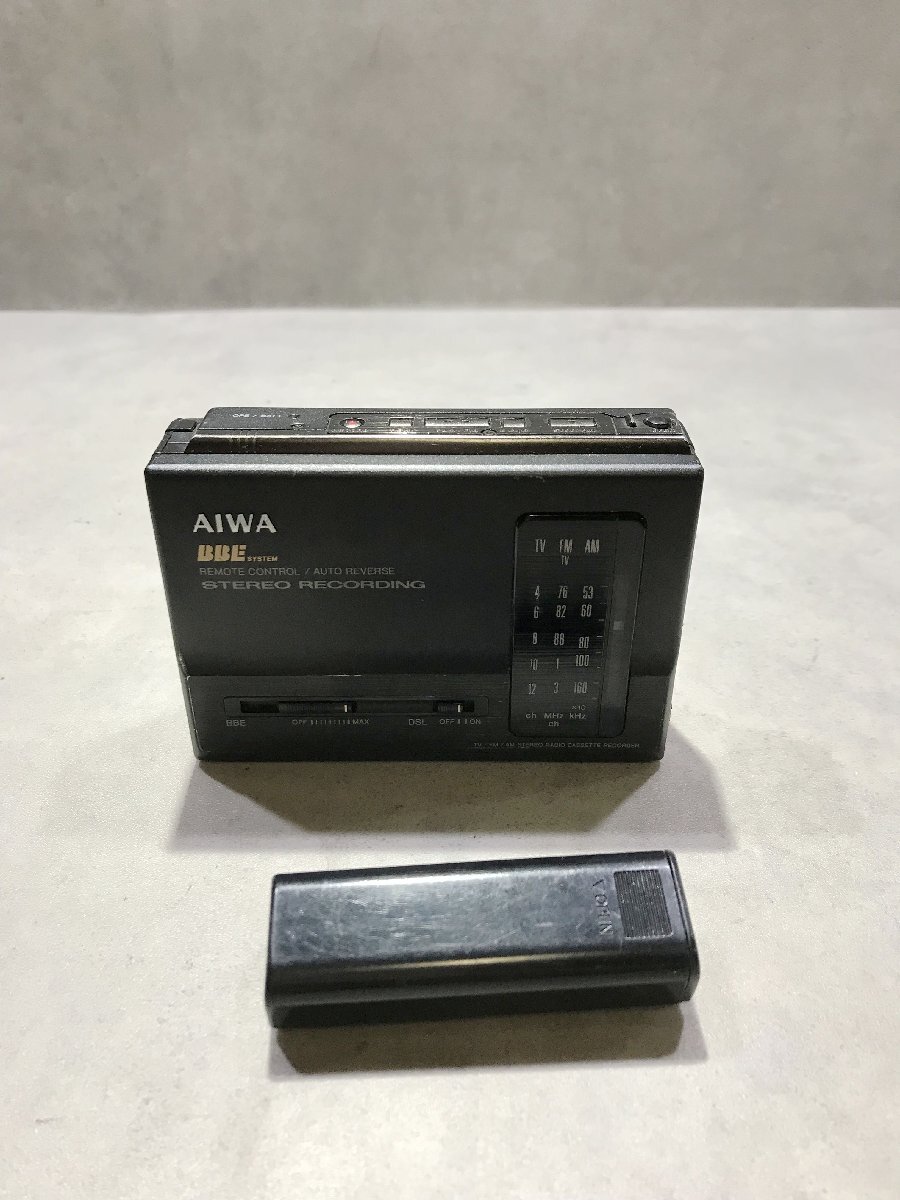 ステレオラジオカセットレコーダー【S14256◎】AIWA アイワ カセットボーイ HS-JL50【未確認】251029拍卖