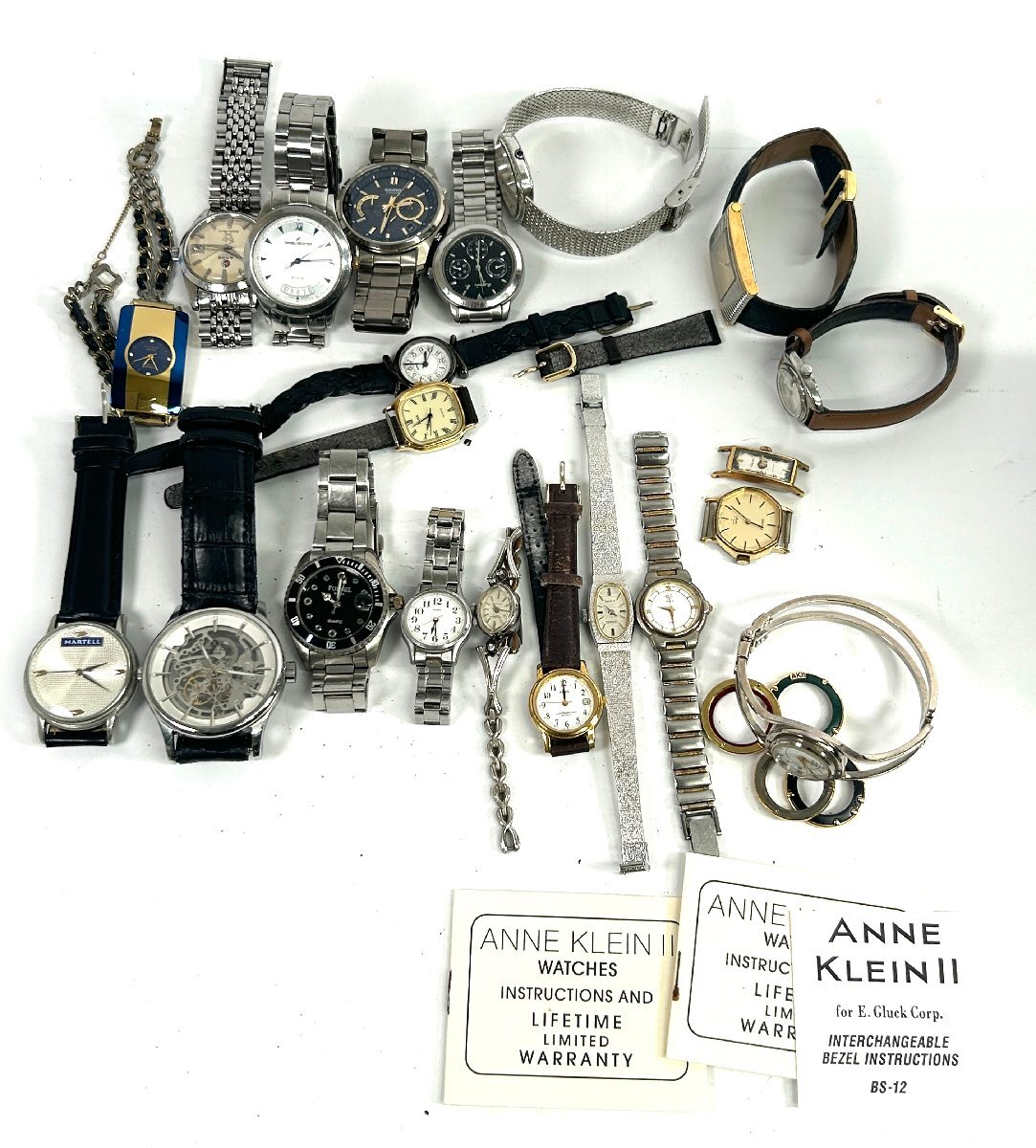 【和の美】 ★1円スタート★ メンズ レディース 腕時計 12点 おまとめ CASIO RADO SEIKO ALBA SANDOZ BOUCHERON 1点のみ稼働中拍卖