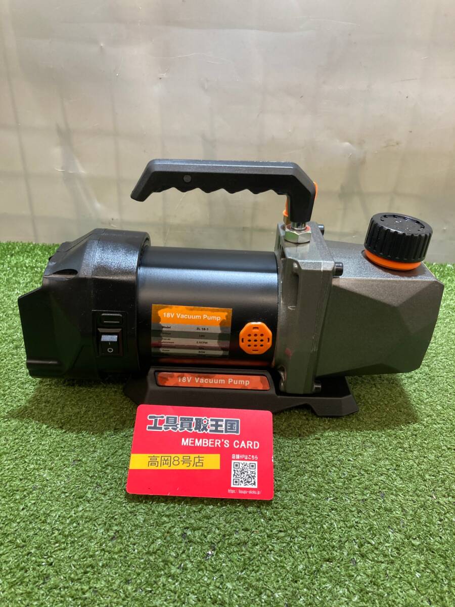 【中古品】【0926】18V充電式真空ポンプ ZL-18-1 ITZT8MQ0KEDQ拍卖