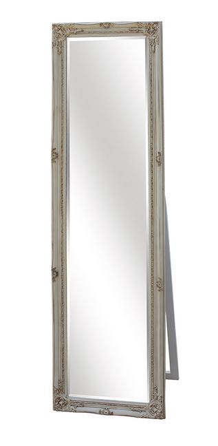 輸入雑貨 チャーチルウッド フルレングスミラー 姿見 ホワイト リビングスタジオ 直輸入 スタンドミラー クラシック 25397B-WH 送料無料拍卖