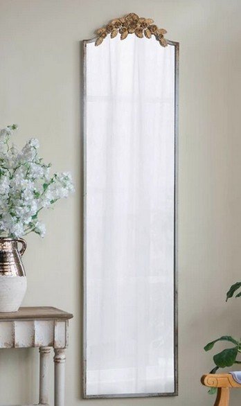 輸入家具 ミラー バロック ロココ 姿見 46×180cm リビングスタジオ 直輸入 壁掛け アンティーク クラシック AN-7233 送料無料拍卖