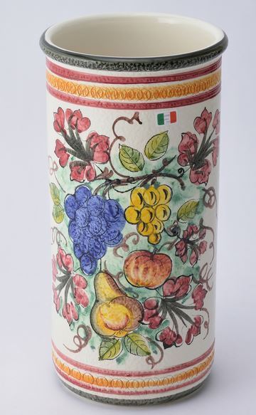 イタリア製 輸入雑貨 傘立て フルーツ ストレート リビングスタジオ 直輸入 グラフィート トスカーナ イルポンテ 姫系 送料無料 96-2270拍卖