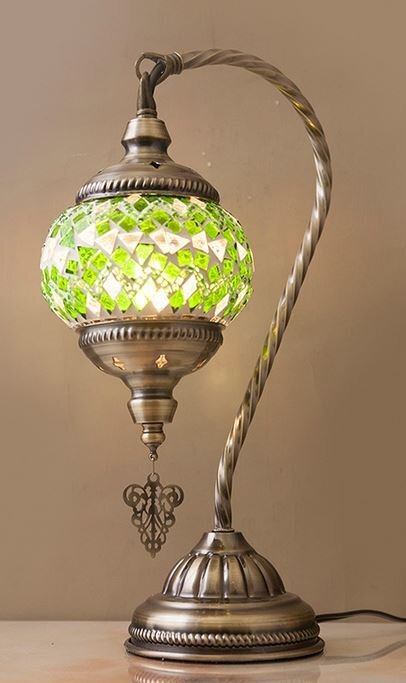 輸入雑貨 ジョルダン モザイクランプ テーブルランプ カラフル リビングスタジオ スタンド モロッカン オリエンタル T012-3 送料無料拍卖