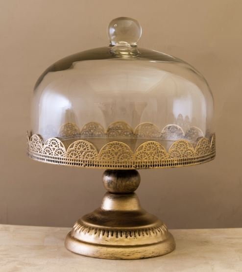 輸入雑貨 フレンチアイアン ディスプレイドーム ゴールド リビングスタジオ ゴールド クラシック シャビーシック SA886601B-dg 送料無料拍卖