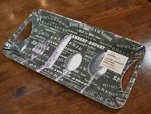 輸入雑貨 サンドイッチトレー Menu Du Jour カトラリー柄 Creativetops クリエイティブトップス 英国 フレンチ カフェ レストラン 5122107拍卖