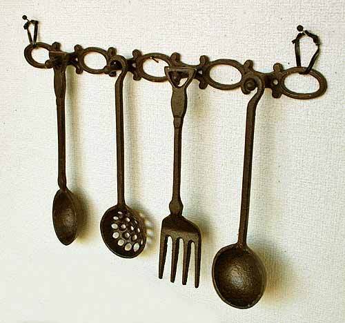 輸入雑貨 トイ キッチンツール ラック 壁飾り アイアン リビングスタジオ 直輸入 シャビーシック フレンチ アンティーク ナチュラル 6123拍卖