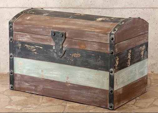 輸入家具 Liberte' リベルテ シークレット トランク 木製 収納ボックス リビングスタジオ 直輸入 シャビー アンティーク AS23178 送料無料拍卖