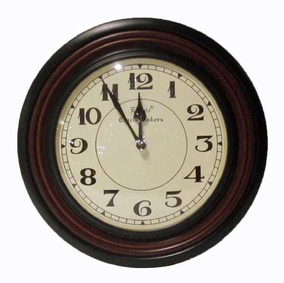 輸入雑貨 ウォールクロック 壁掛け時計 木製 リビングスタジオ 直輸入 シンプル アンティーク シャビーシック クラシック 306013 送料無料拍卖