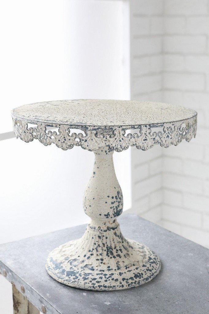 輸入雑貨 エクル レースコンポート アレンジベース アイアン コベントガーデン Covent Garden シャビー アンティーク 姫系 RY-19 送料無料拍卖