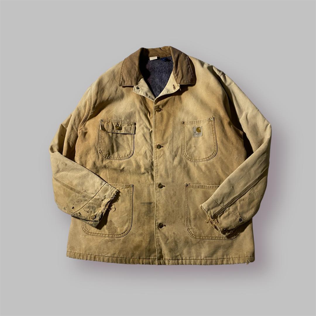 サンフェード Carhartt Chore Jacket 70s 野村拍卖