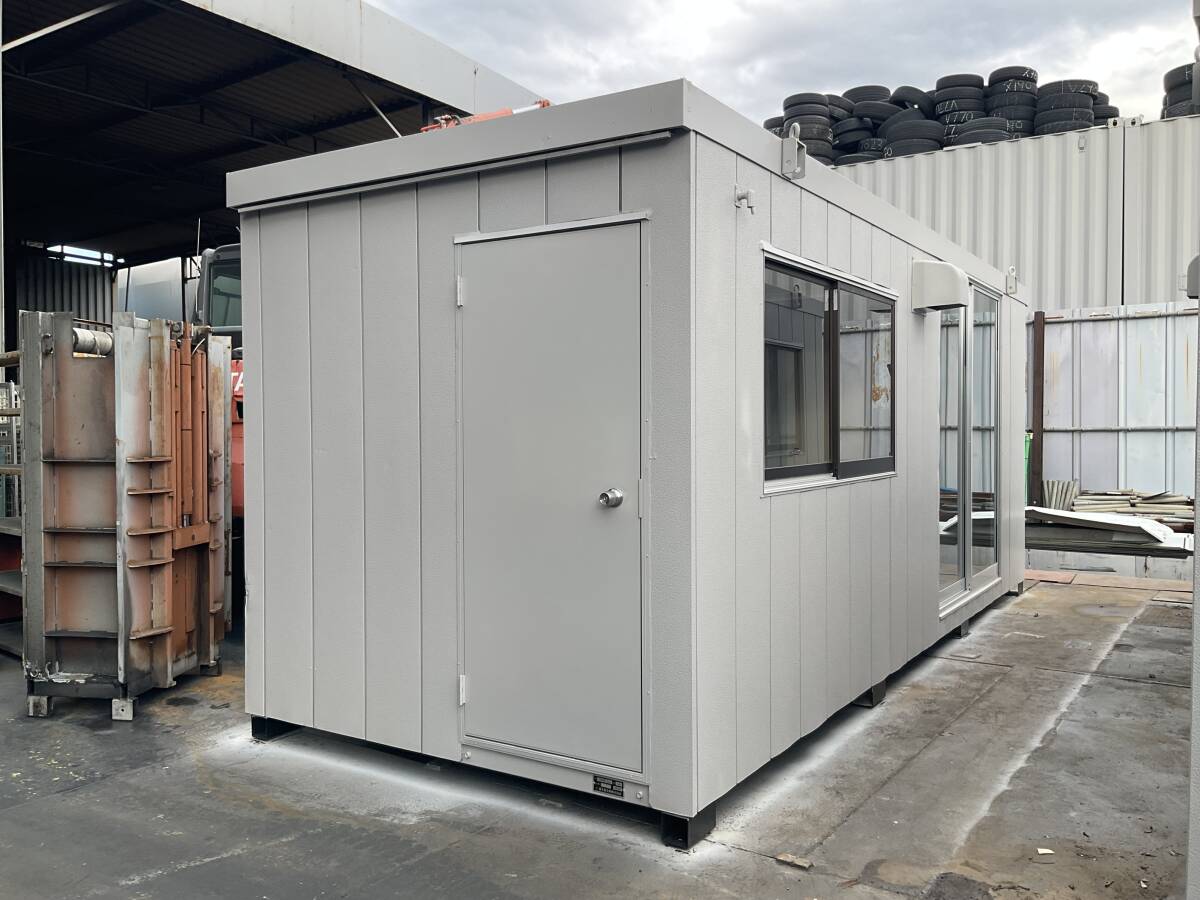 コンテナハウス ユニットハウス プレハブ 店舗 事務所 倉庫 【No3】拍卖