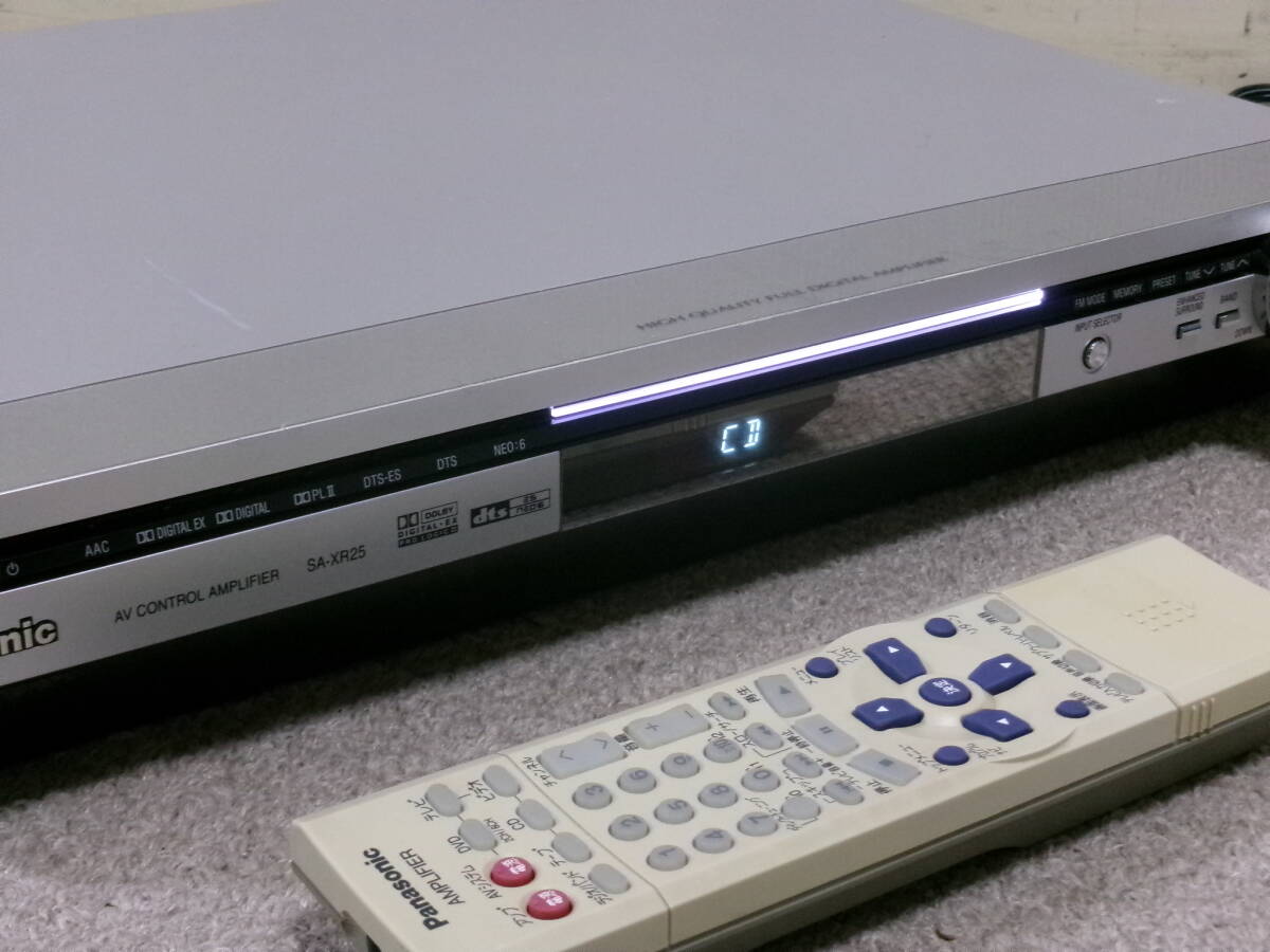 【驚愕の音】フルデジタルアンプPanasonic SA-XR25 作動良好 一聴の価値あり!拍卖