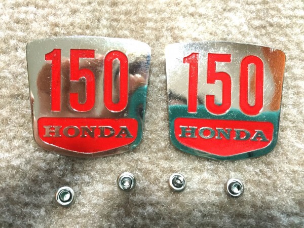 ホンダ ベンリー サイドカバー エンブレム C95 CA95 CS95 emblem benly enblem 150 vela_parts 0214拍卖