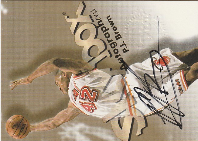 P.J. Brown 1998-99 SkyBox Premium Autographics拍卖