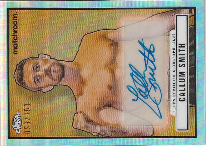 ボクシング カラム・スミス 2024 Topps Chrome 直筆サイン TRACS拍卖