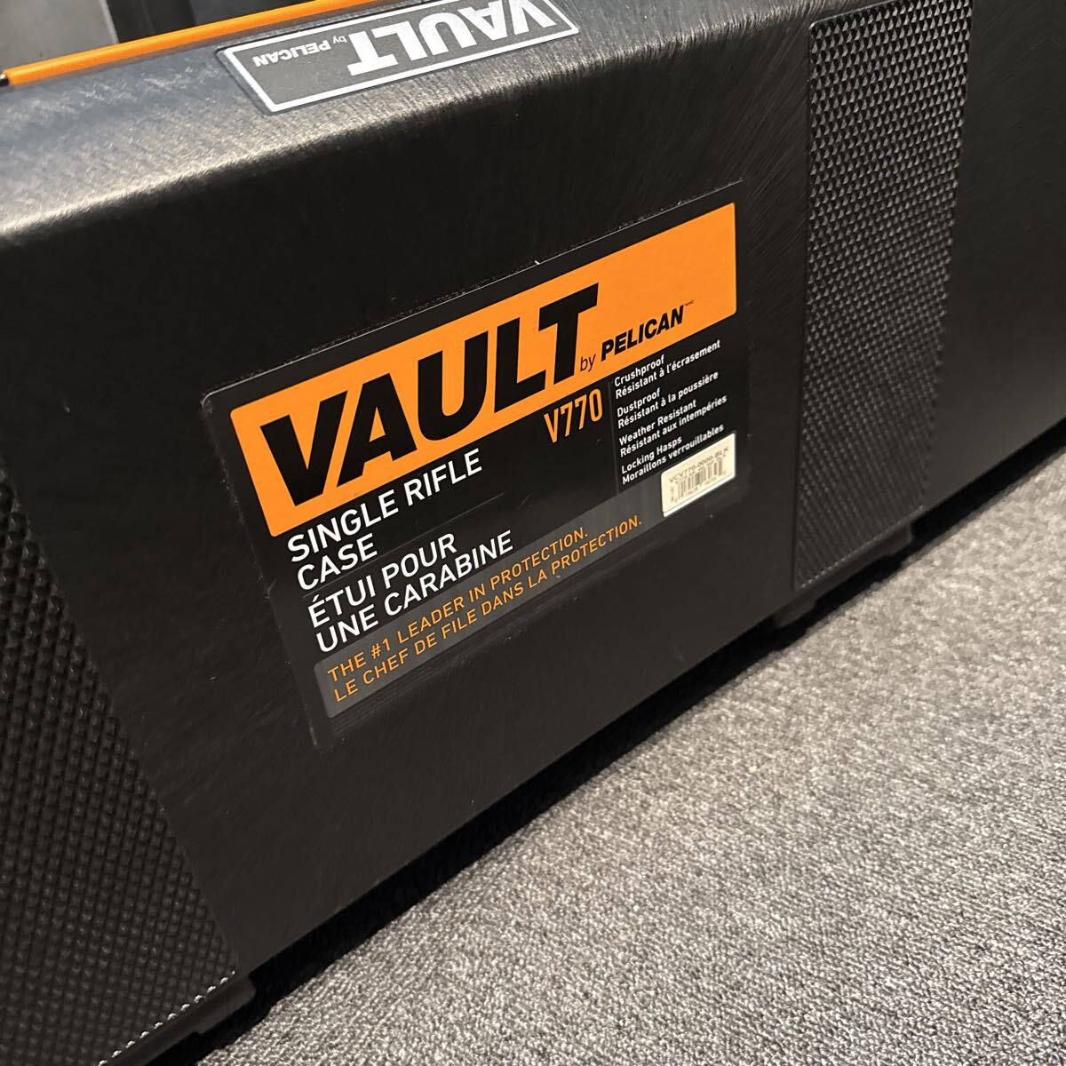 新品未使用 PELICAN ペリカン VAULT SINGLE RIFLE CASE V770 VCV770-0000 BLACK フォーム付き 保管 収納 ヴォルトケース拍卖