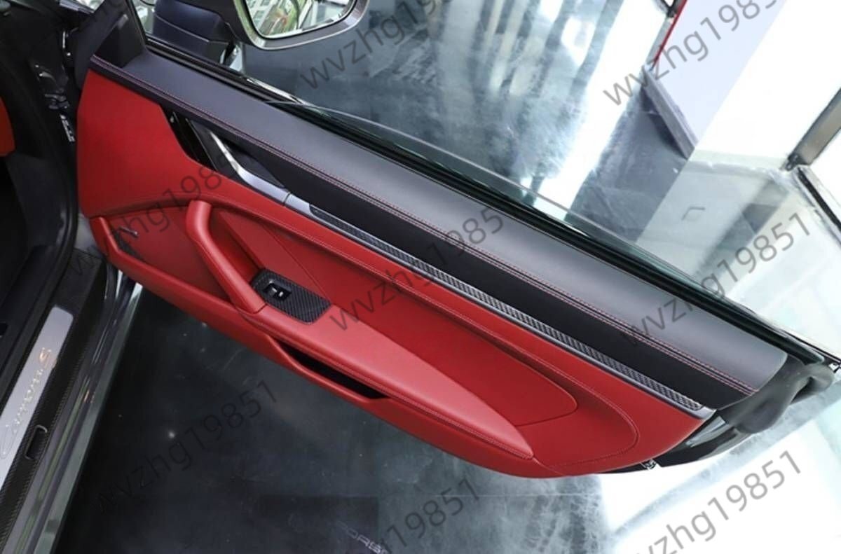 ドライカーボン製 ポルシェ 911 2019年式以降 フロントドアインナーチューブ 2枚拍卖