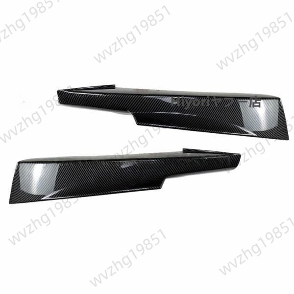 BMW E90E91後期 MTECH 車種専用 ABS製 カーボン調 フロントバンパースプリッター アンダーリップ 左右2個拍卖