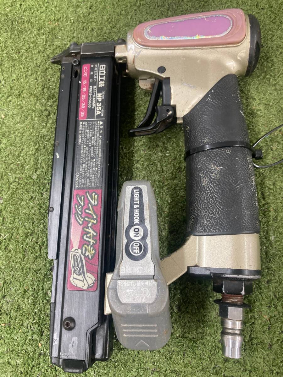 【中古品】★HiKOKI(日立工機) 35㎜常圧ピン釘打機 NP35A ITFPW5I2A35S拍卖