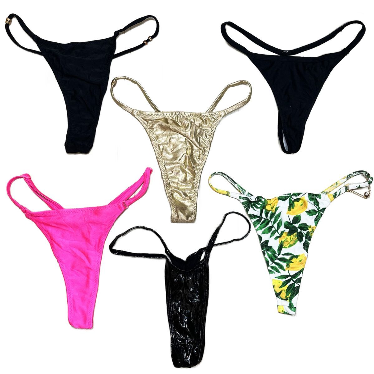 9【6枚セット】Tバックビキニパンツ(M)★Tバック・ハイレグなど拍卖