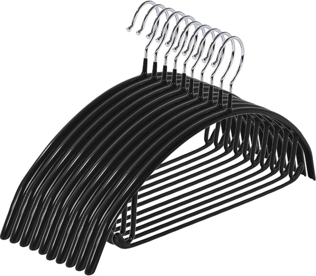 ハンガー すべらない かたくずれ防止 10本セット スーツハンガー拍卖