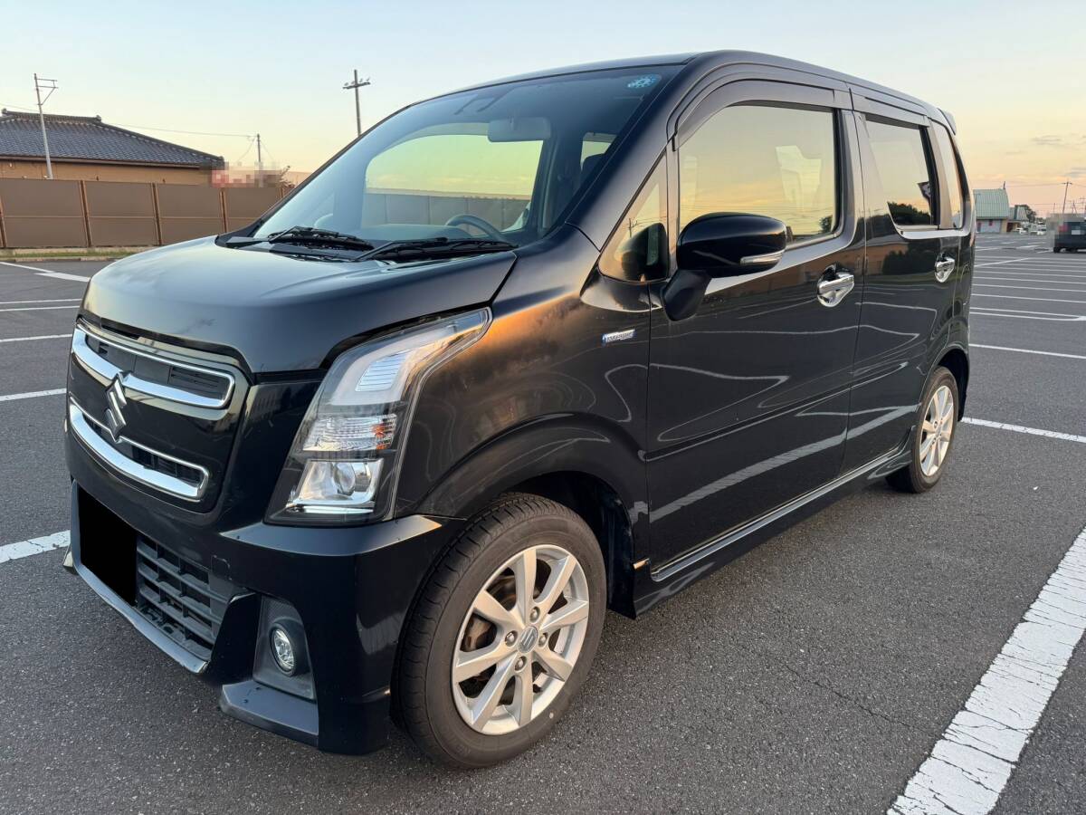 新車検2年付 ワゴンR スティングレー HYBRID X デュアルセンサーブレーキサポート拍卖