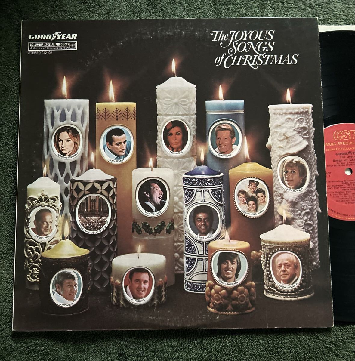 米プロモーションLP The Joyous songs of christmas クリスマス Tony Bennett, Andy Williams, Percy Faith, Ray Conniff, Eugene Ormandy 拍卖
