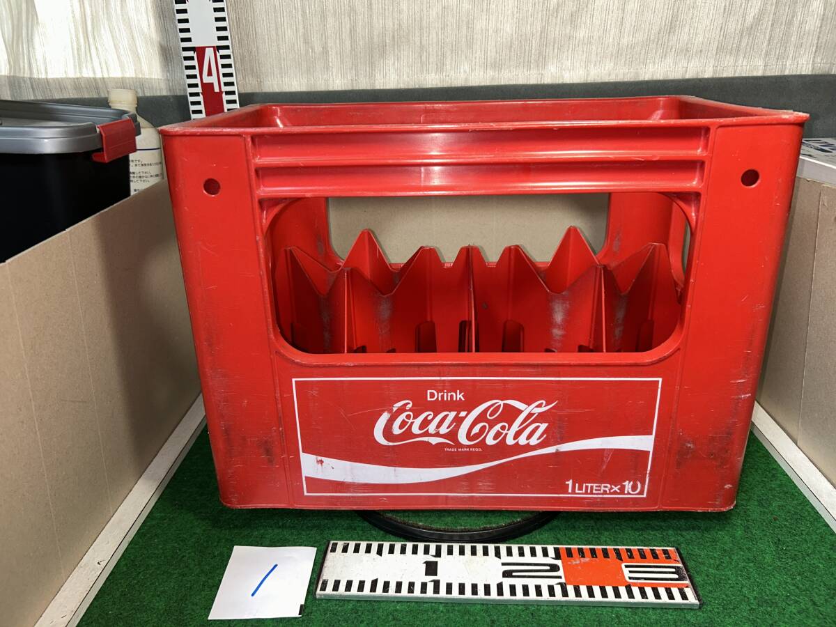 【コカ・コーラ昭和レトロ収納箱1リットル10本用ケース】.拍卖