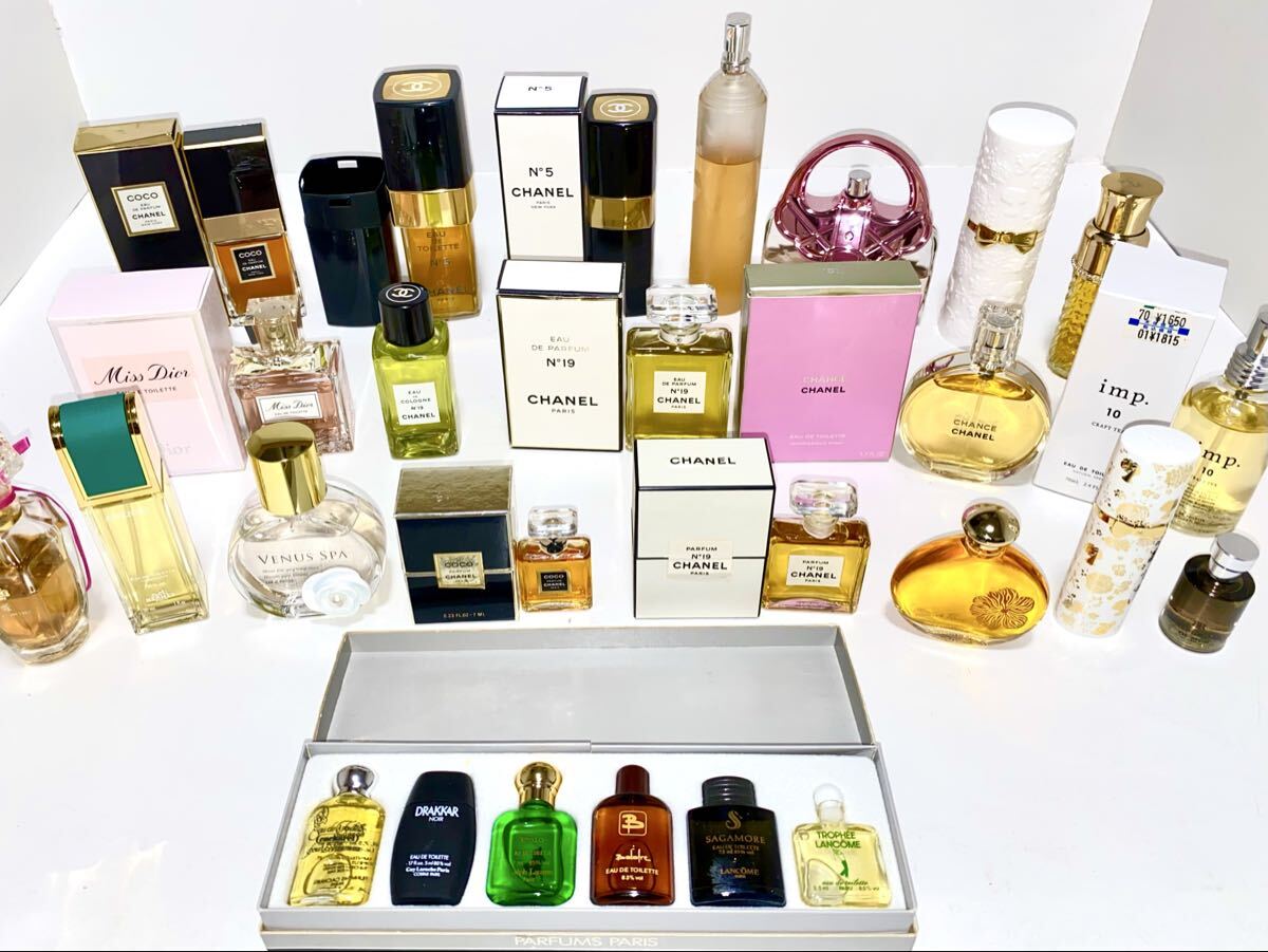 ★ 1円~★ 香水 COCO CHANEL 19 5 CHANCE 50ml 100ml Hermes クリスチャン ディオール ミス ディオール ミニ香水 など大量 まとめ売り拍卖