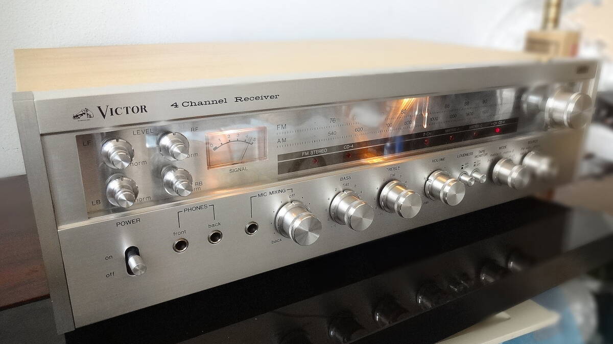 美品 VICTOR レシーバー CD-4 GX-9 ミントコンディション 未整備 未修理 完全オリジナル 極希少品 king of 80S japan made!!!拍卖
