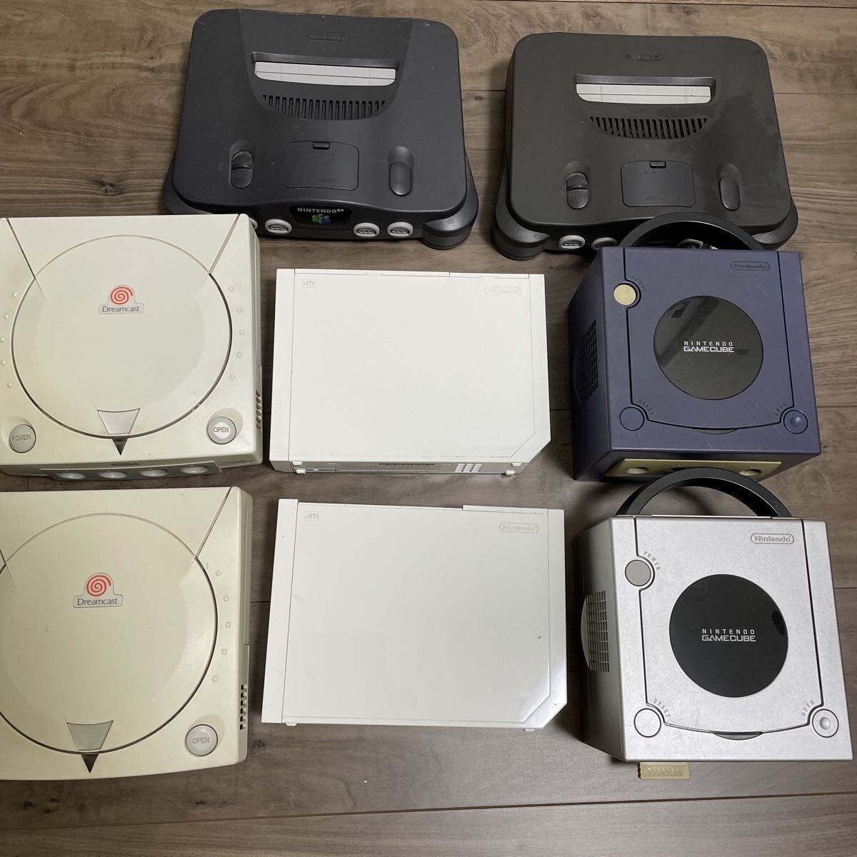 当時物  任天堂 GAMECUBE Wii Dreamcast 本体 NINTENDO64 ゲーム機 まとめ売り ジャンク レトロゲーム拍卖