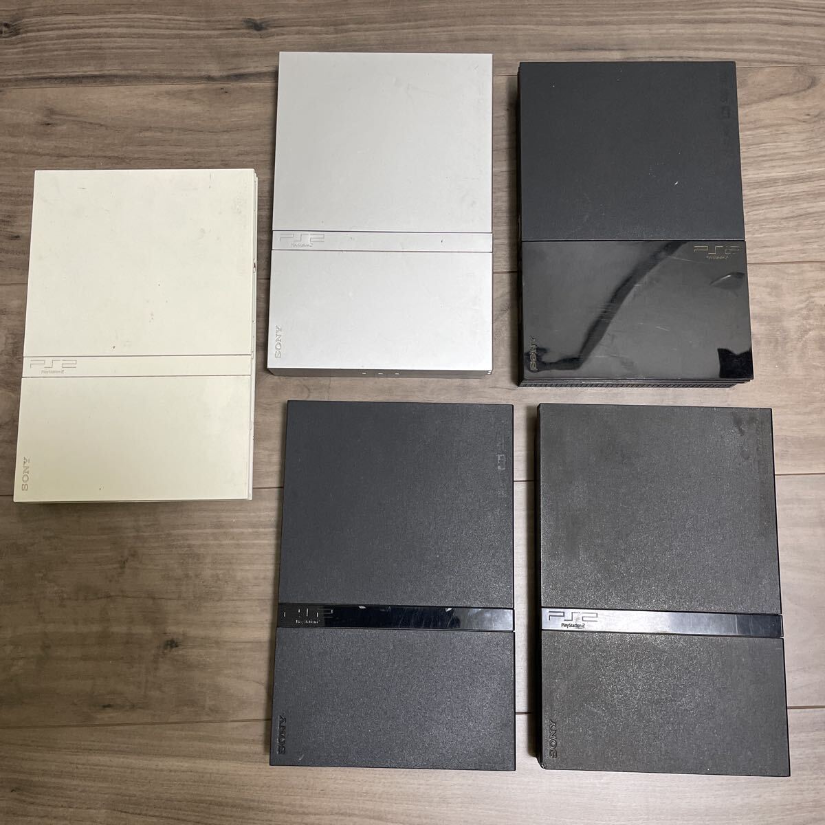 当時物 PS2 ゲー厶機 PlayStation2 薄型 SCPH-75000 SCPH-77000 SCPH-90000 ジャンク 現状品 まとめ売り 5台拍卖