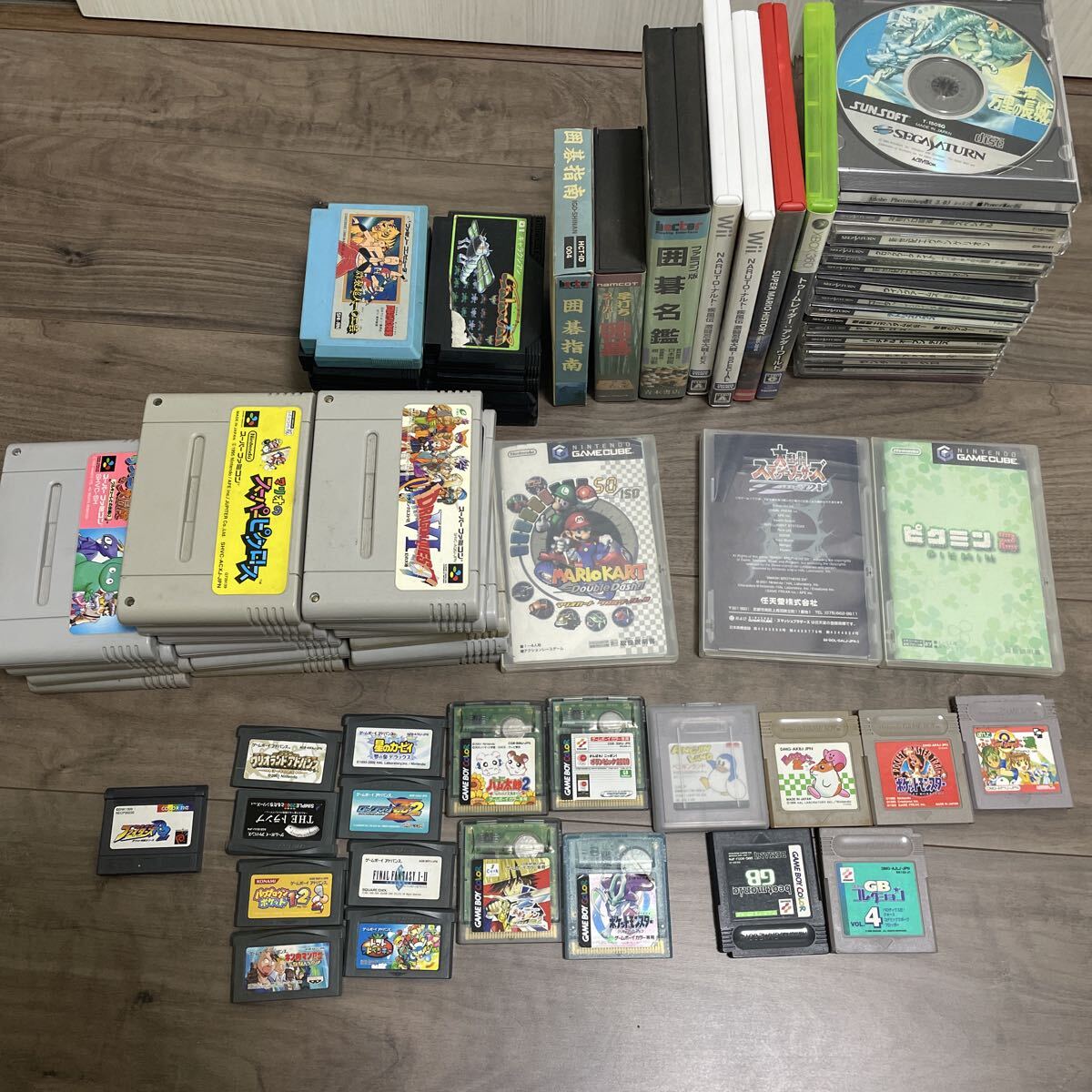 ゲームソフト ジャンク 動作未確認 Nintendo セガサターン ファミコン ゲームボーイ スーパーファミコン まとめ売り拍卖